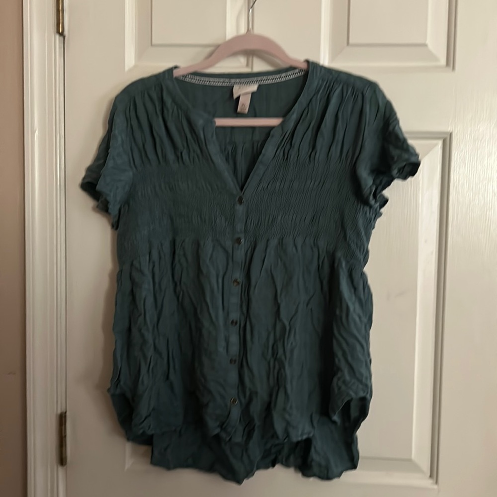 Teal Green XL Knox Rose Target Brand Womans Top
